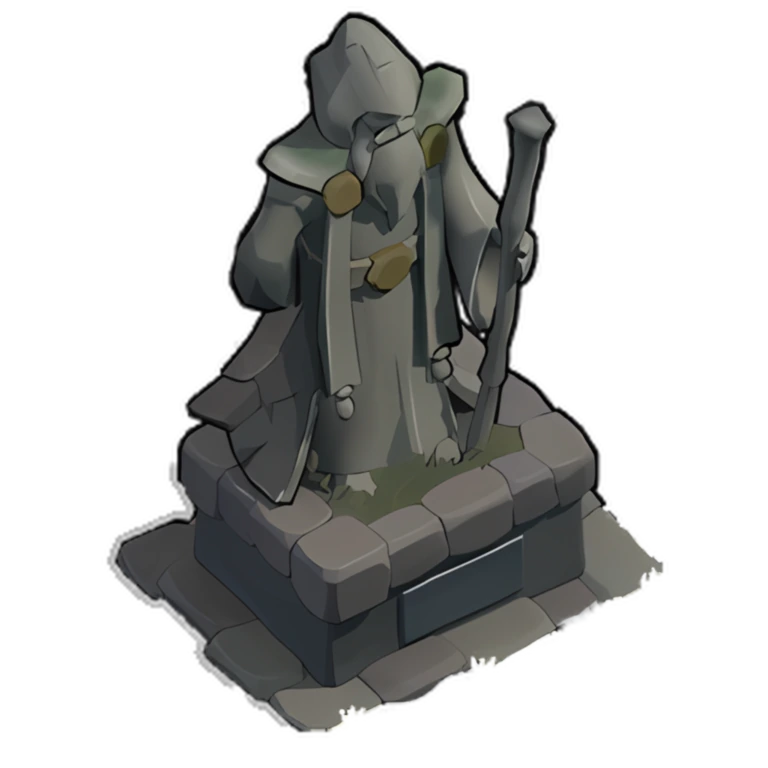 Warlock Statue